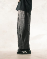 Fray Balloon Pants ᛝ Ash Grey