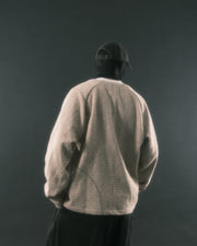 Stitch Knit Cardigan ᛝ Beige