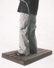 Washed Work Pants ᛝ Washed Grey