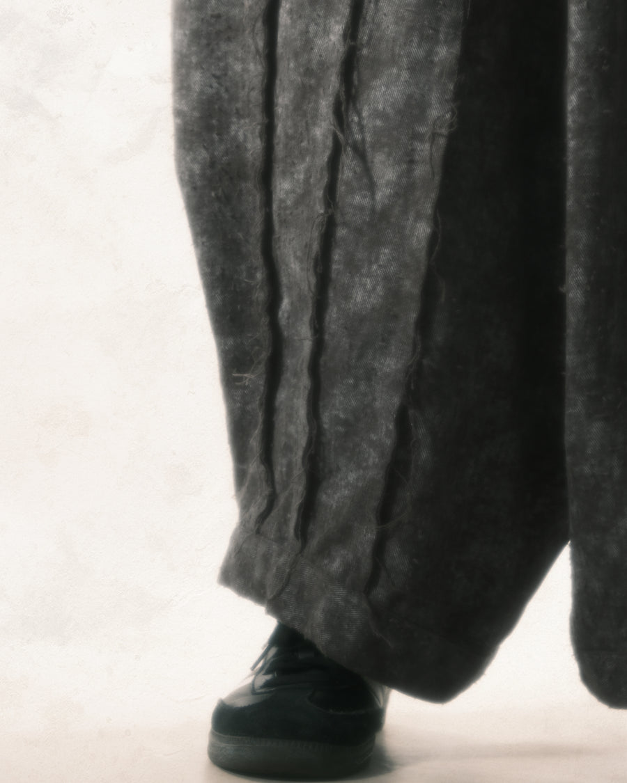 Fray Balloon Pants ᛝ Ash Grey