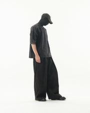 Curved Panel Pants ᛝ Black