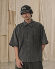 Boxy Trace Shirt ᛝ Grey