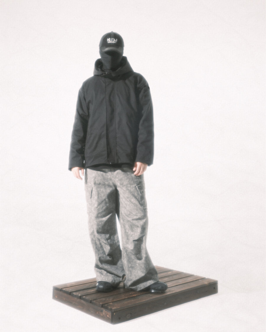 Structured Hood Jacket ᛝ Black