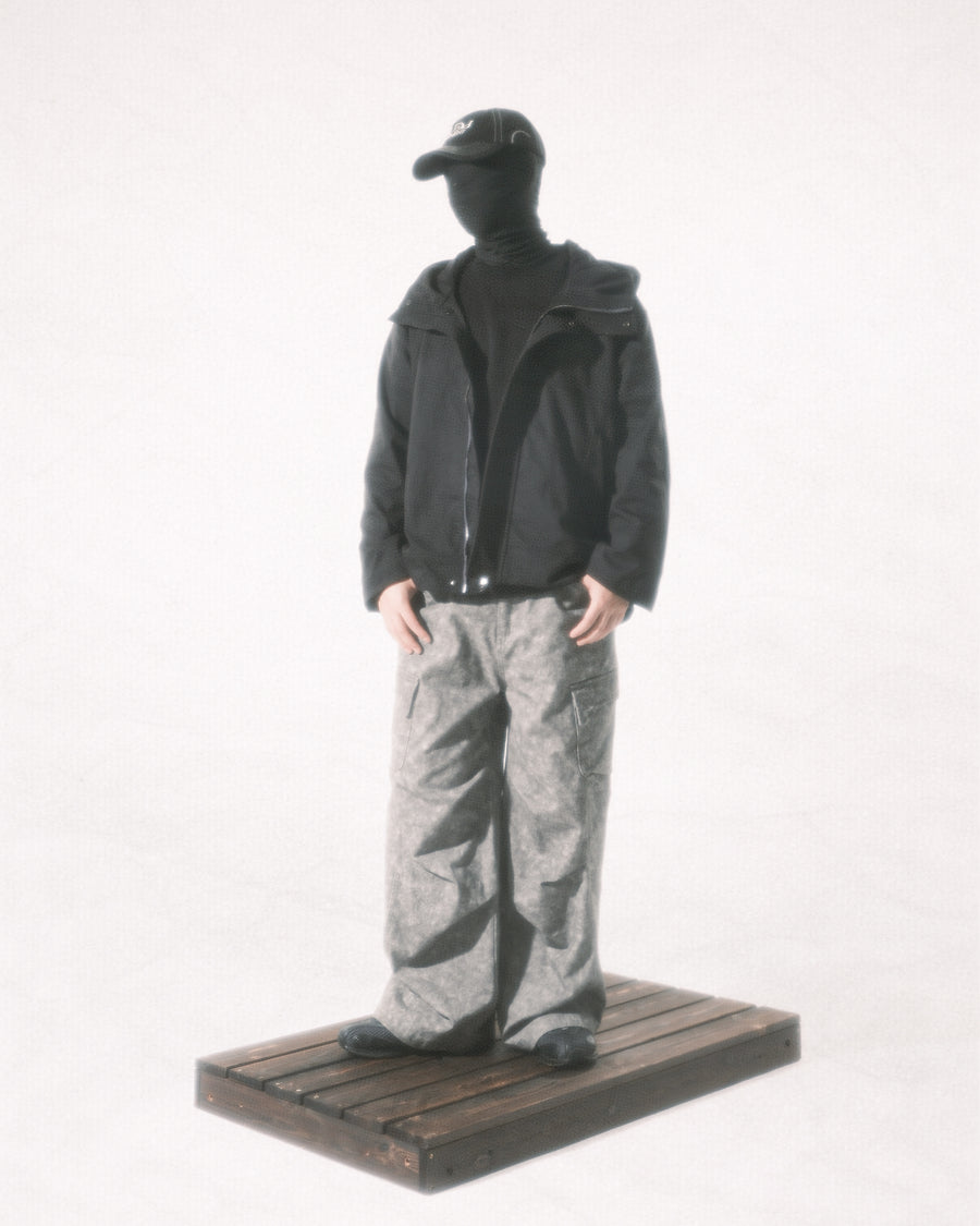 Structured Hood Jacket ᛝ Black