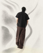 Spiral Line Tech T-shirt ᛝ Black