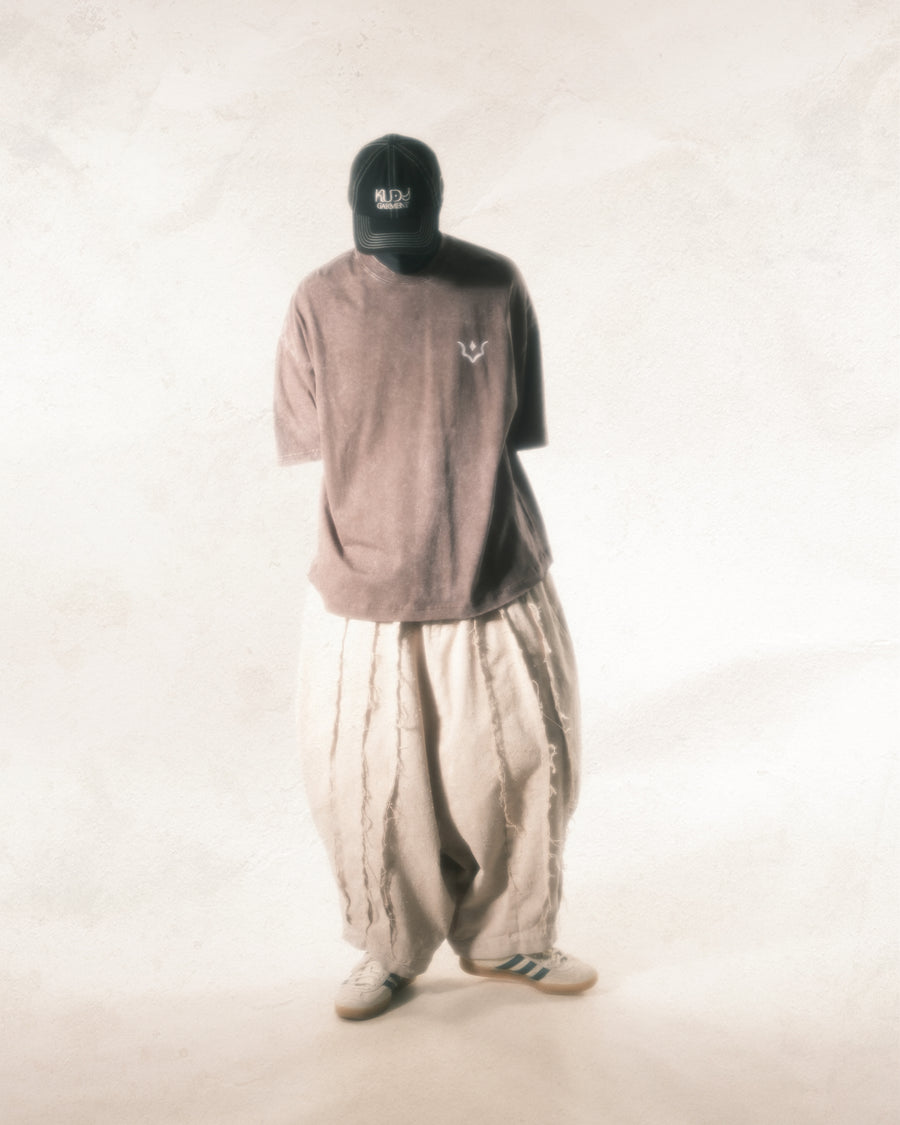 Fray Balloon Pants ᛝ Oat