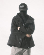 Structured Hood Jacket ᛝ Black