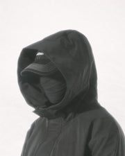 Structured Hood Jacket ᛝ Black