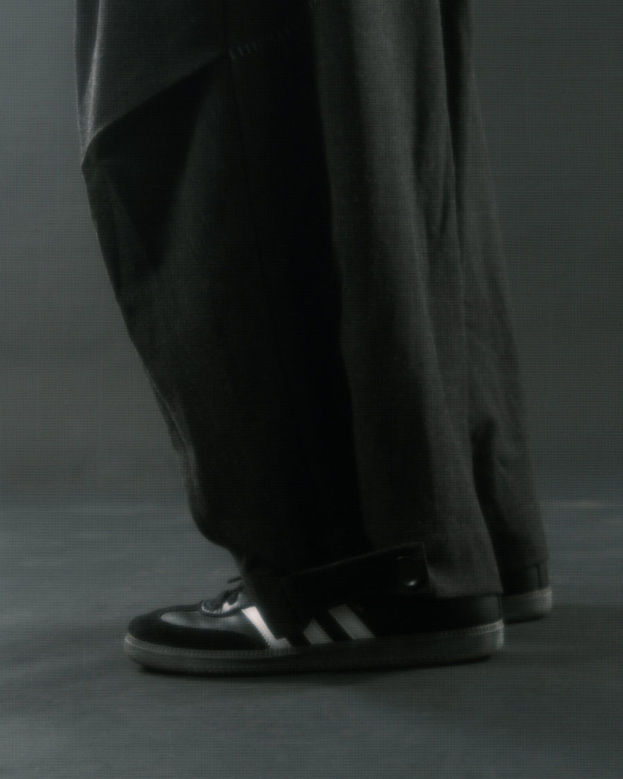 Pleat Volume Pants ᛝ Black