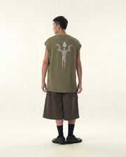 Totem Sleeveless T-shirt ᛝ Green