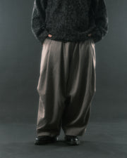 Pleat Volume Pants ᛝ Taupe