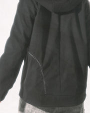 Structured Hood Jacket ᛝ Black