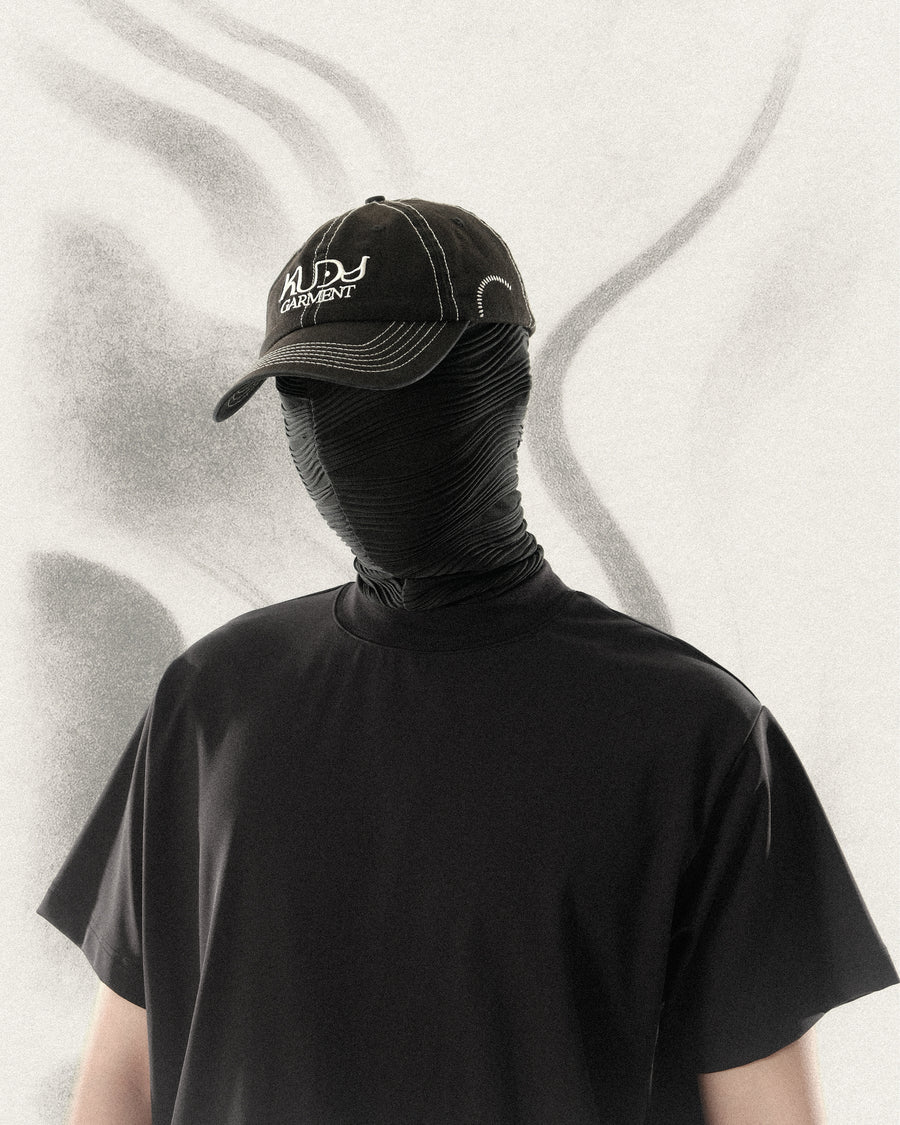 Spiral Line Tech T-shirt ᛝ Black