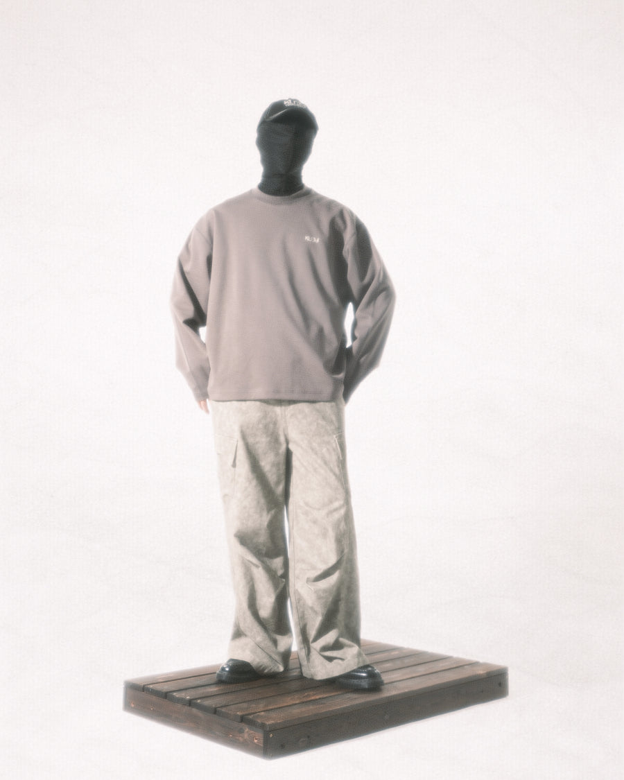 Kudu Logo Long Sleeve Tee ᛝ Grey