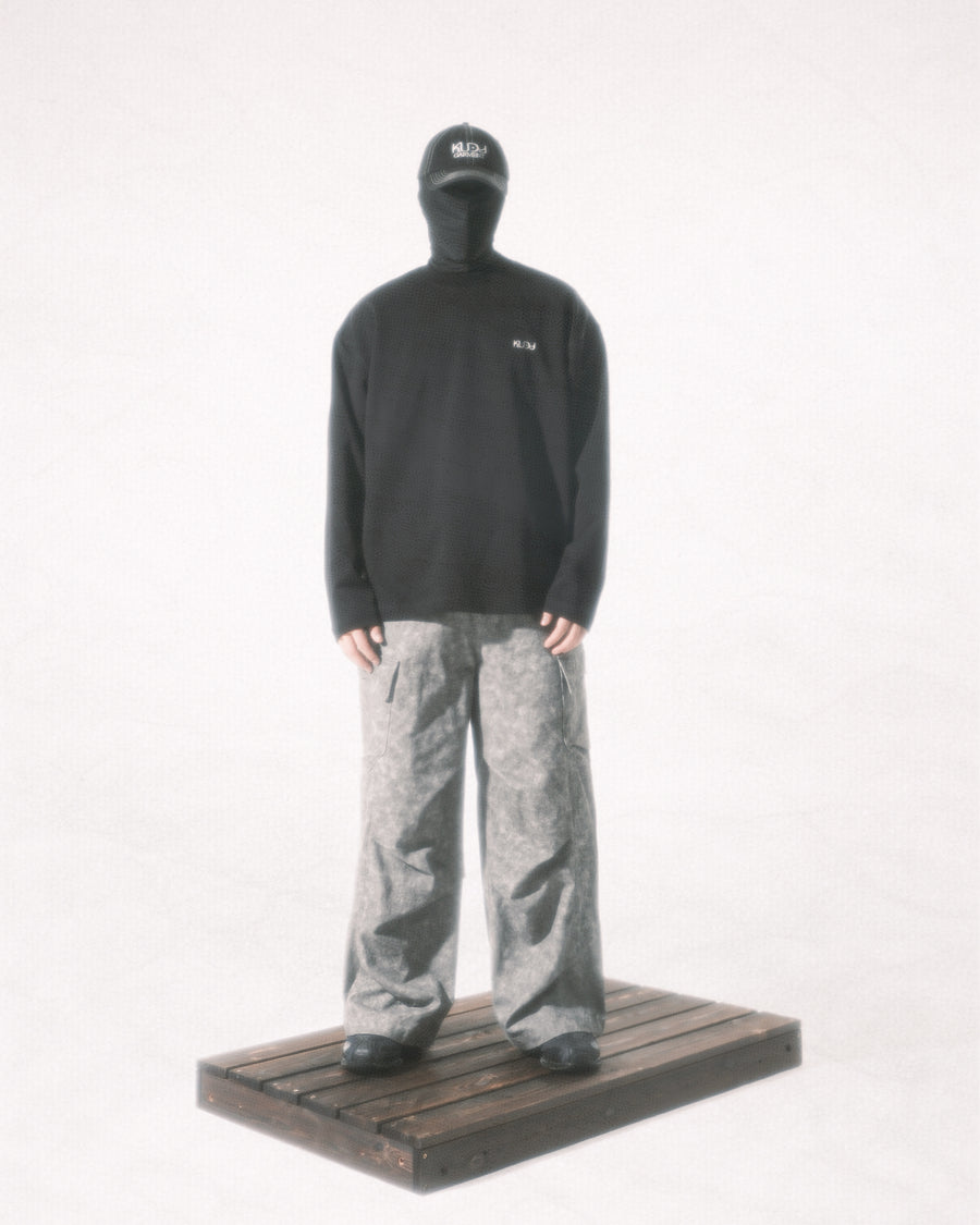 Kudu Logo Long Sleeve Tee ᛝ Black