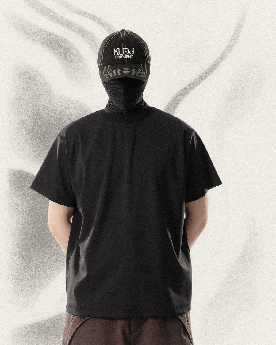 Spiral Line Tech T-shirt ᛝ Black