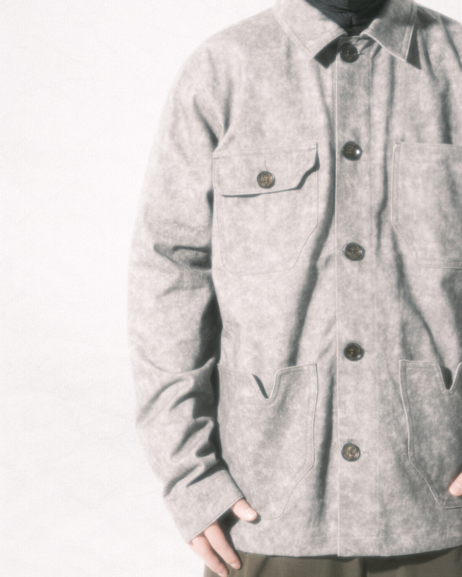 Washed Work Jacket ᛝ Wshed Grey