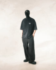 Flow Pleat Pants ᛝ Black