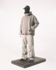 Structured Hood Jacket ᛝ Taupe