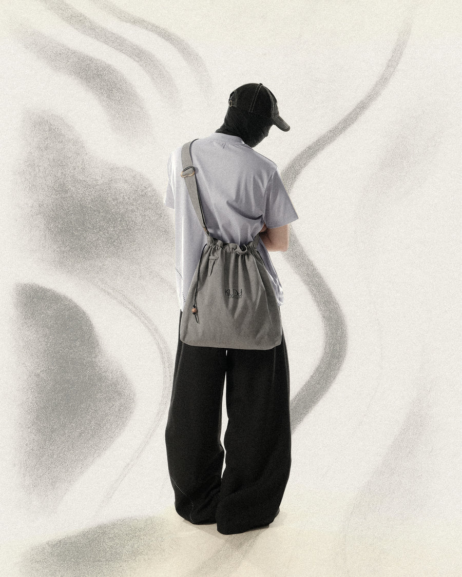 Spiral Line Tech T-shirt ᛝ Grey