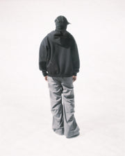 Kudu Logo Zip-up Hoodie ᛝ Black