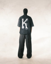 Flow Pleat Pants ᛝ Black