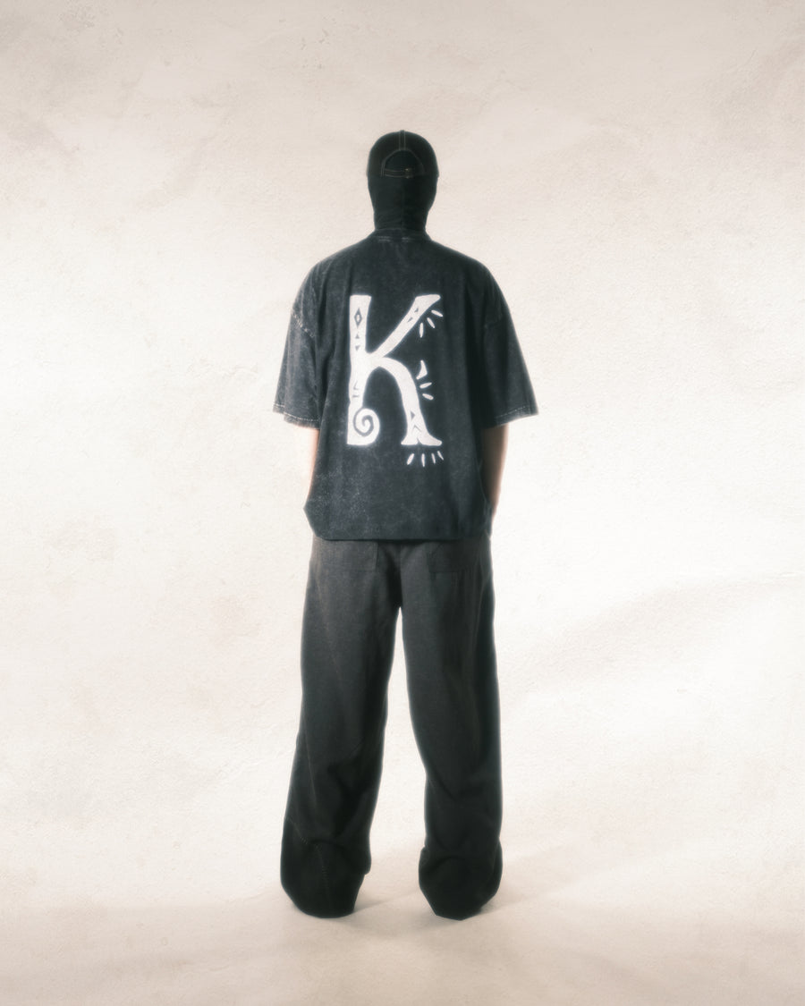 Flow Pleat Pants ᛝ Black