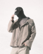 Structured Hood Jacket ᛝ Taupe