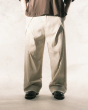 Stripe Layer Pants ᛝ Ivory Stripe