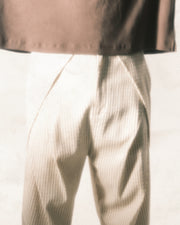 Stripe Layer Pants ᛝ Ivory Stripe