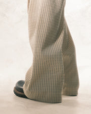Stripe Layer Pants ᛝ Ivory Stripe