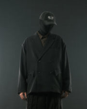 Arc Double-Breasted Blazer ᛝ Black
