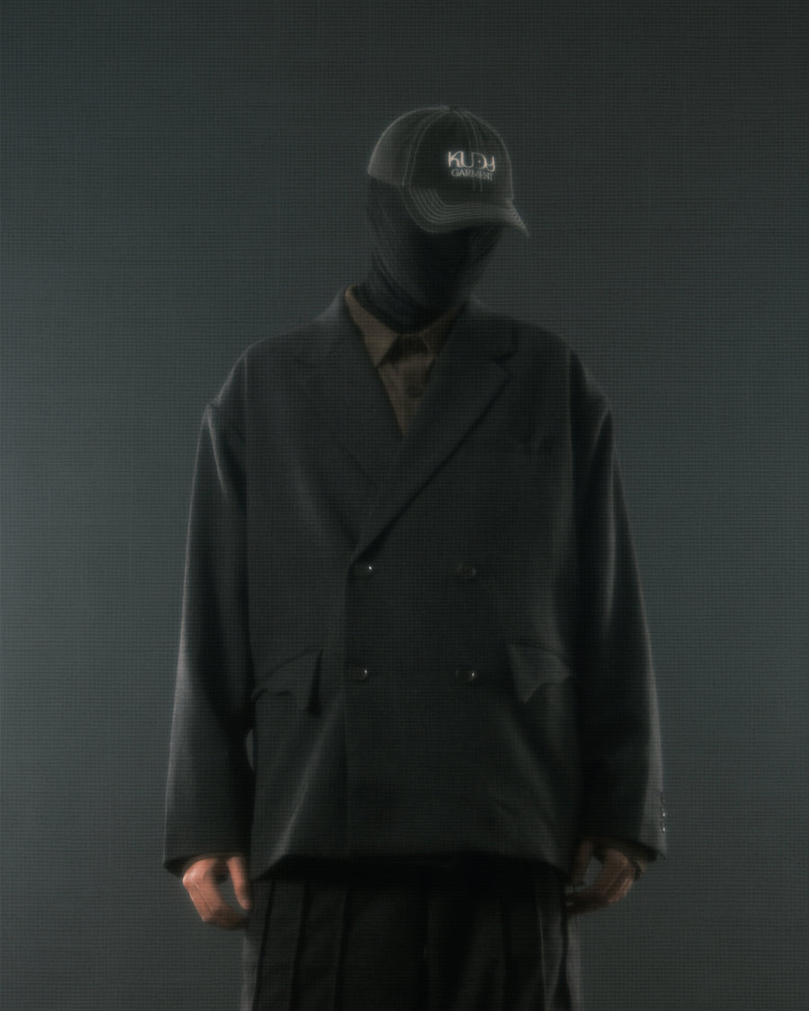 Arc Double-Breasted Blazer ᛝ Black