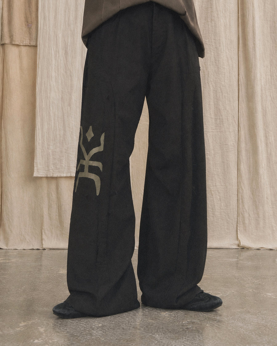 Trace Totem Pants ᛝ Black