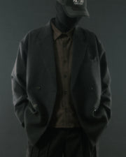 Arc Double-Breasted Blazer ᛝ Black