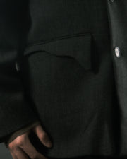 Arc Double-Breasted Blazer ᛝ Black