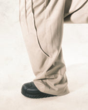 Flow Pleat Pants ᛝ Khaki