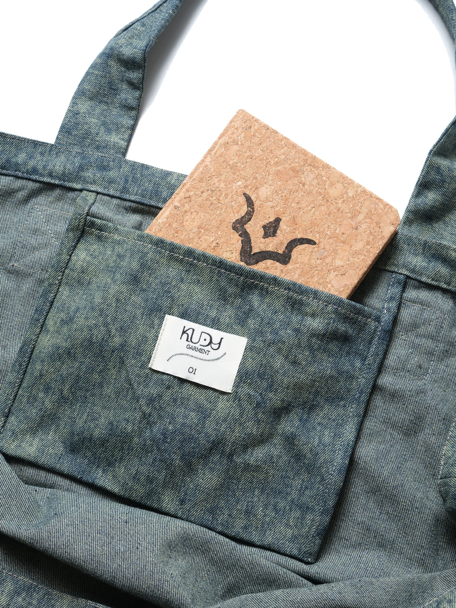 Weekend Tote Bag ᛝ Indigo Green