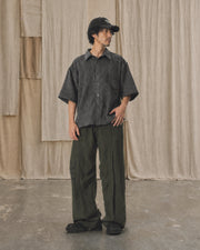 Boxy Trace Shirt ᛝ Grey