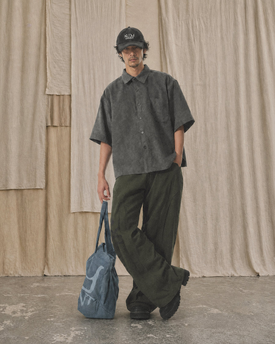 Boxy Trace Shirt ᛝ Grey
