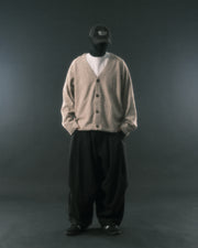 Stitch Knit Cardigan ᛝ Beige