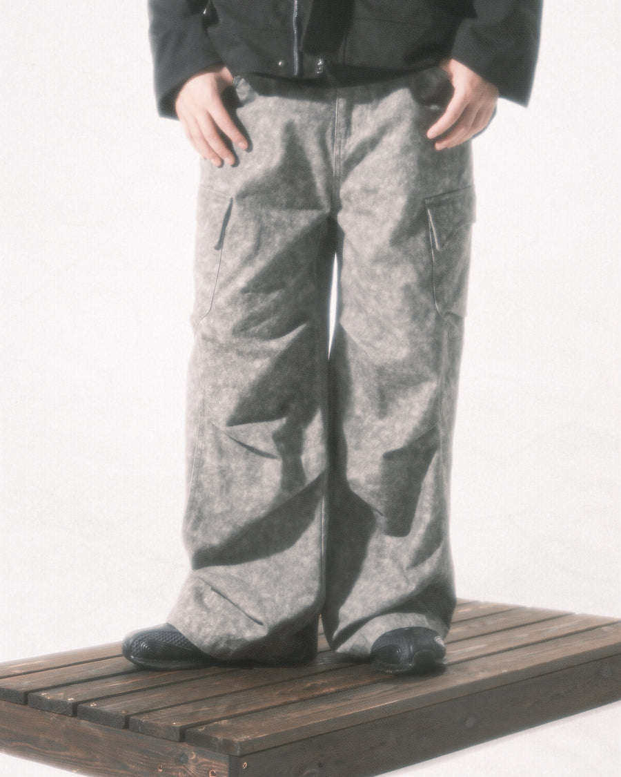 Washed Work Pants ᛝ Washed Grey