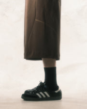 Arc Stitch Wide Shorts ᛝ Clay Brown