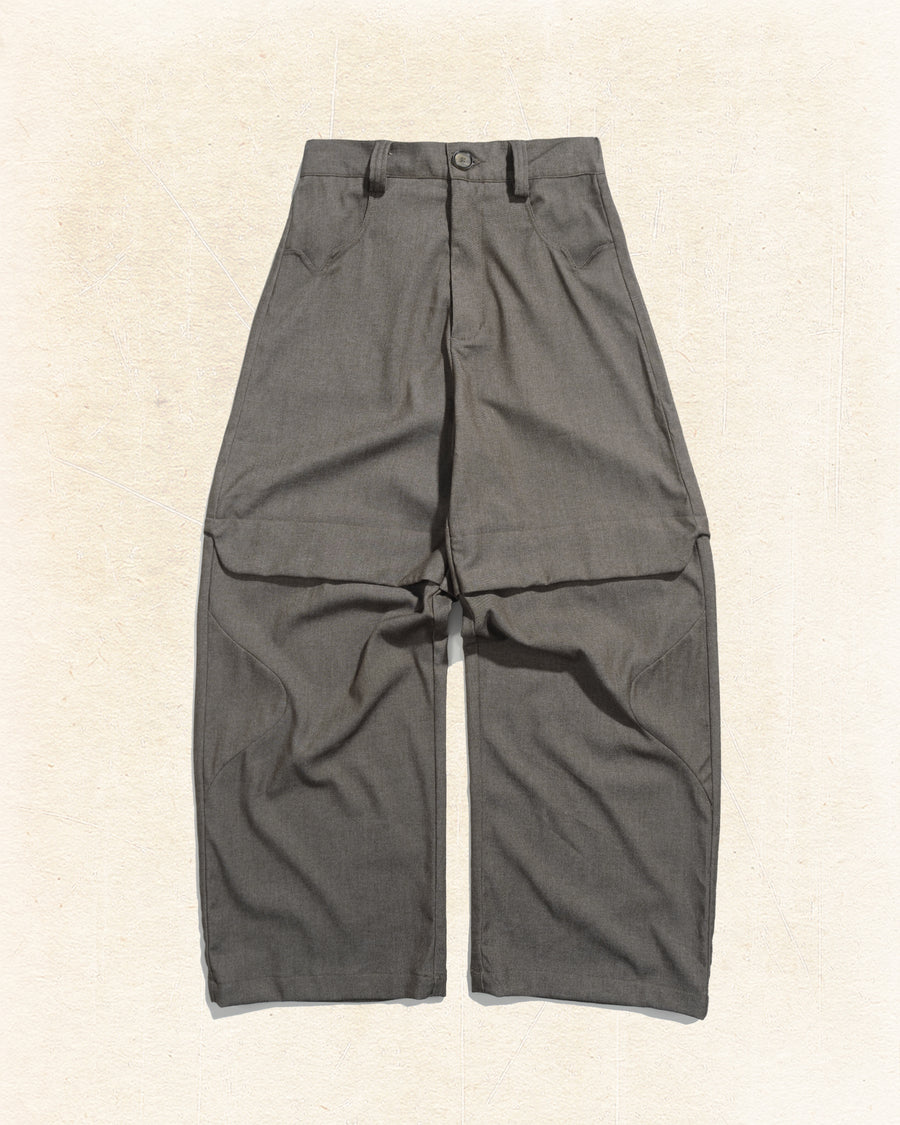 Contour Layer Pants ᛝ Taupe