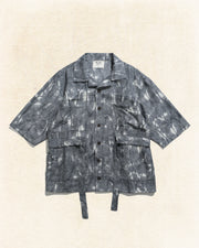 Layered Tie Shirt ᛝ Grey