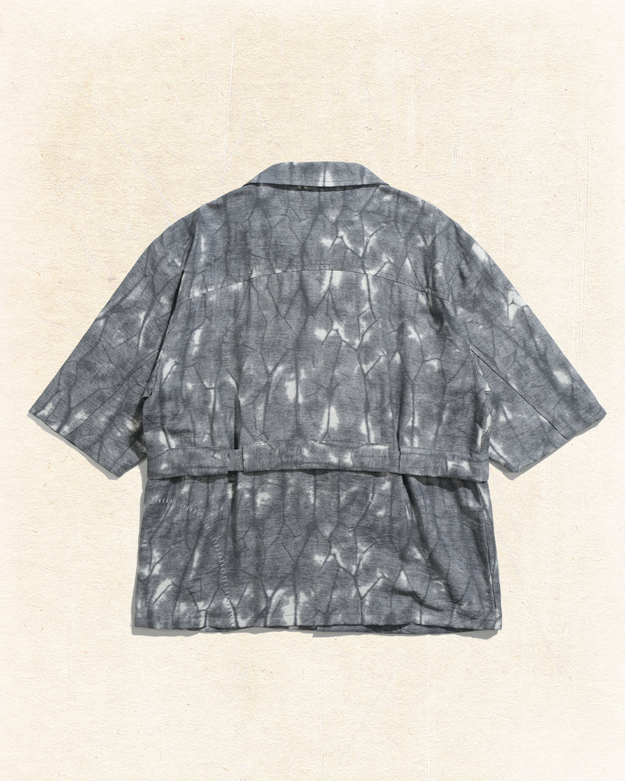 Layered Tie Shirt ᛝ Grey