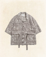 Layered Tie Shirt ᛝ Khaki