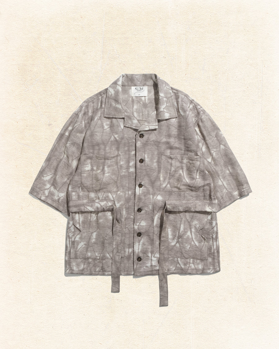 Layered Tie Shirt ᛝ Khaki