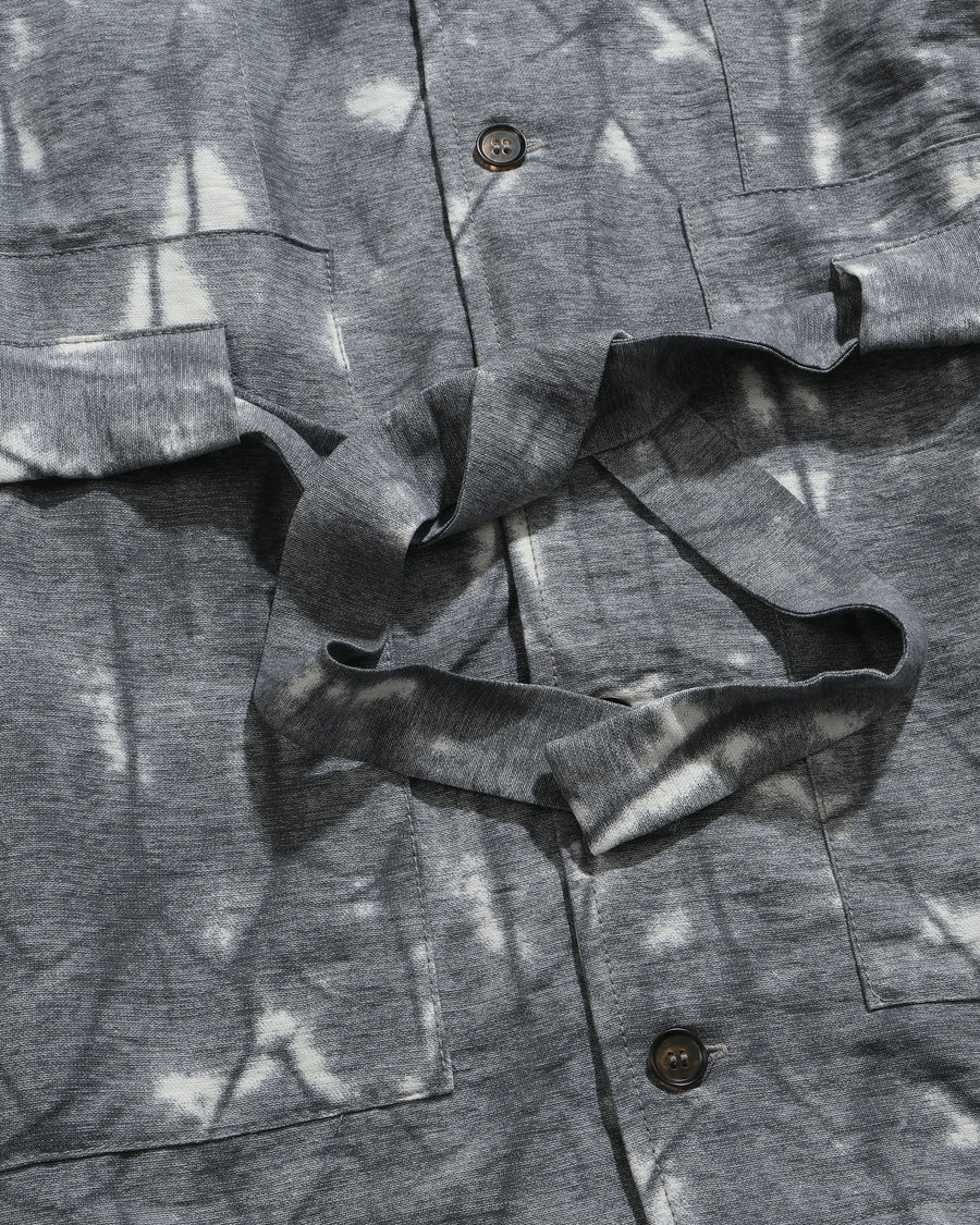 Layered Tie Shirt ᛝ Grey