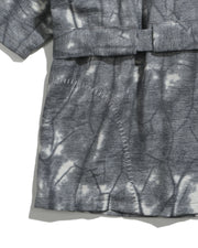 Layered Tie Shirt ᛝ Grey